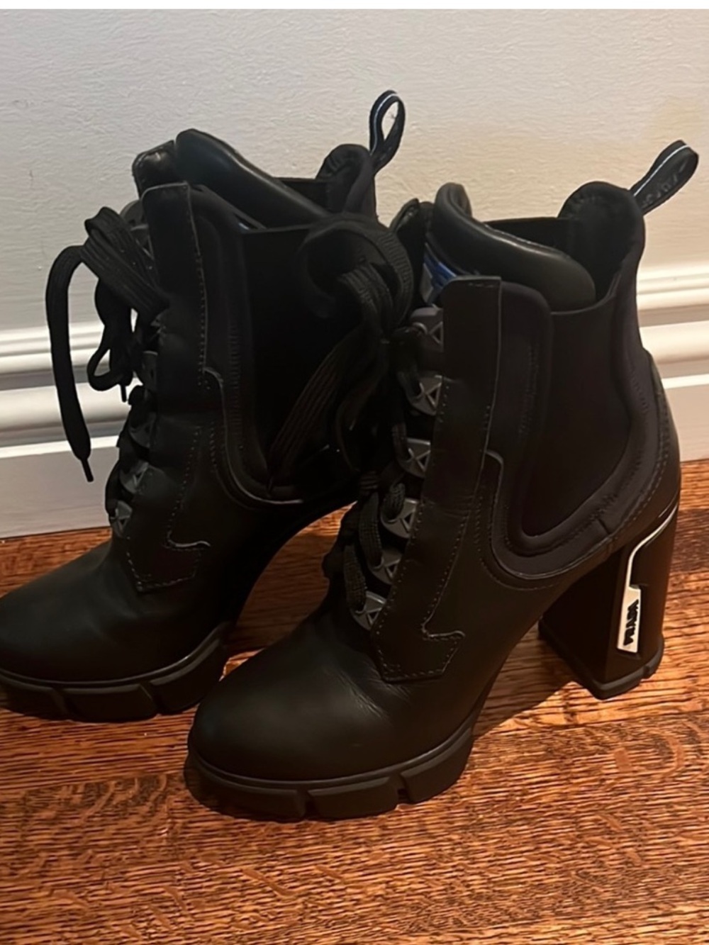 PRADA COMBAT BOOTS SZ 39